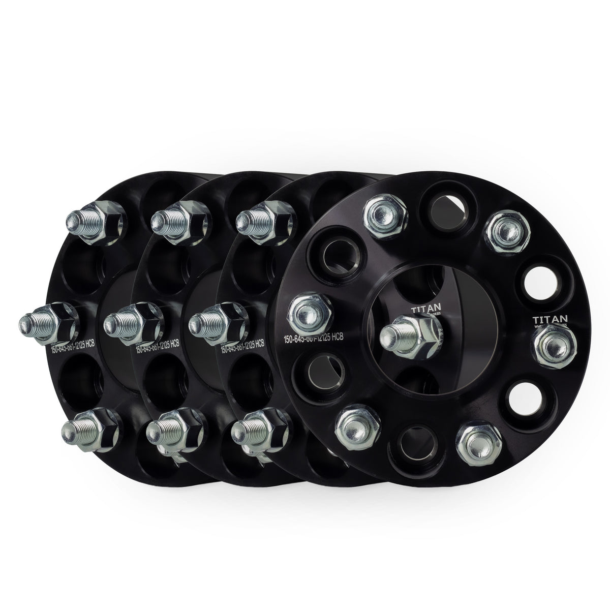 1.5" Wheel Spacers for Nissan Frontier Pathfinder Xterra | 6x4.5 | 66.1 Hubcentric | 12x1.25 Studs — set of 4