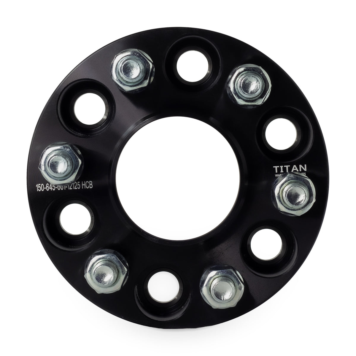 1.5" Wheel Spacers for Nissan Frontier Pathfinder Xterra | 6x4.5 | 66.1 Hubcentric | 12x1.25 Studs — front view