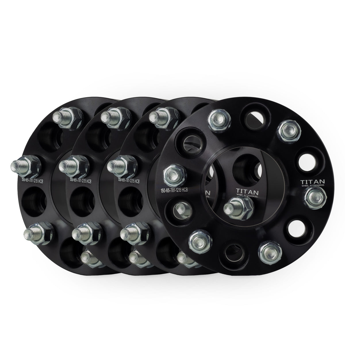 1.5" (38mm) Wheel Spacers for Chevy Trailblazer GMC Envoy | 6x5 | 78.1 Hubcentric |12x1.5 Studs — set of 4