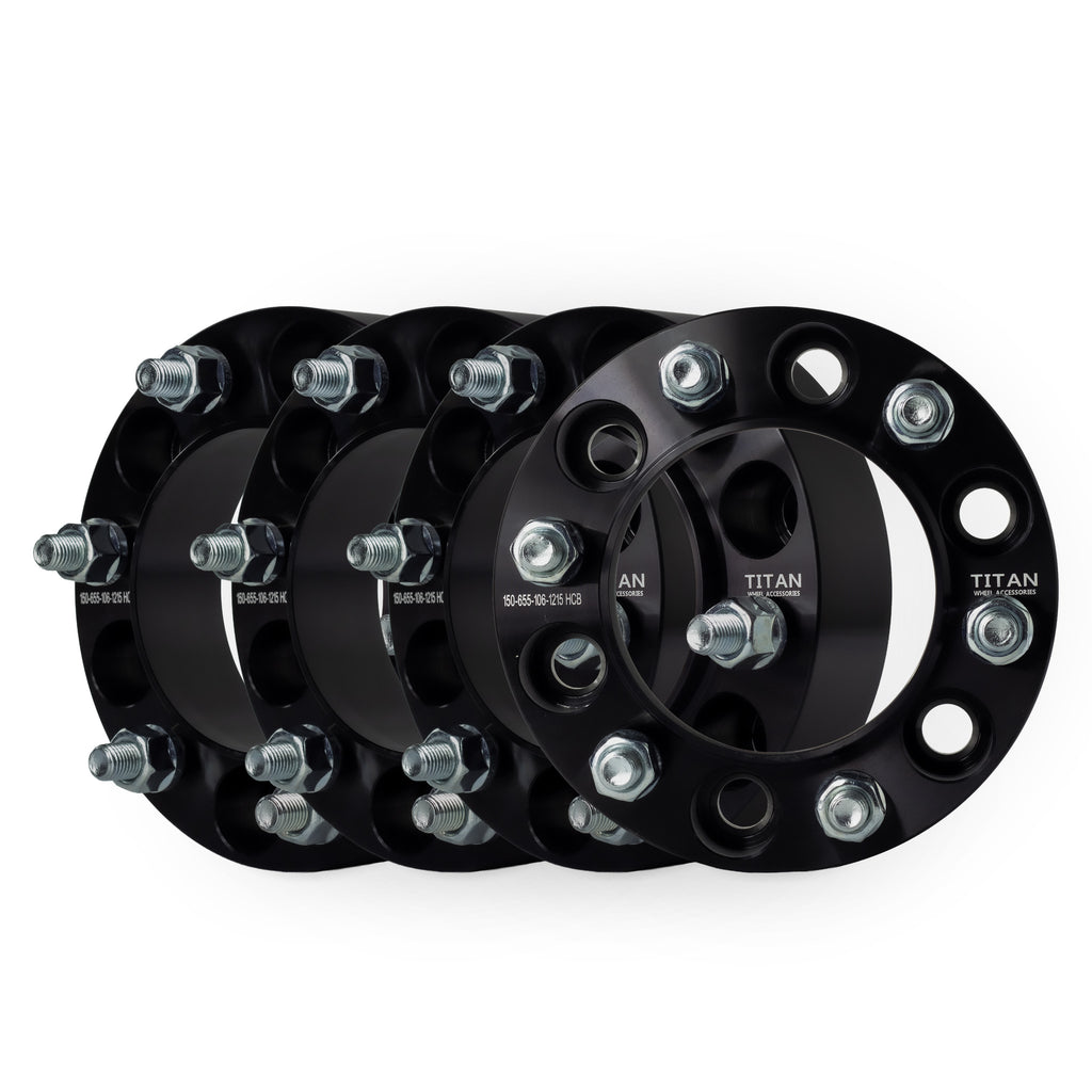 1.5" (38mm) Wheel Spacers for Isuzu Rodeo Trooper Toyota 4 Runner FJ Cruiser | 6x5.5 (6x139.7) | 106 Hubcentric — set of 4