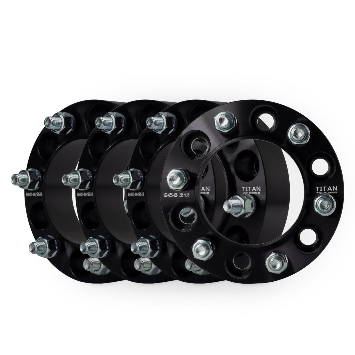 1.5" (38mm) Wheel Spacers for Isuzu Rodeo Trooper Toyota 4 Runner FJ Cruiser | 6x5.5 (6x139.7) | 106 Hubcentric — set of 4