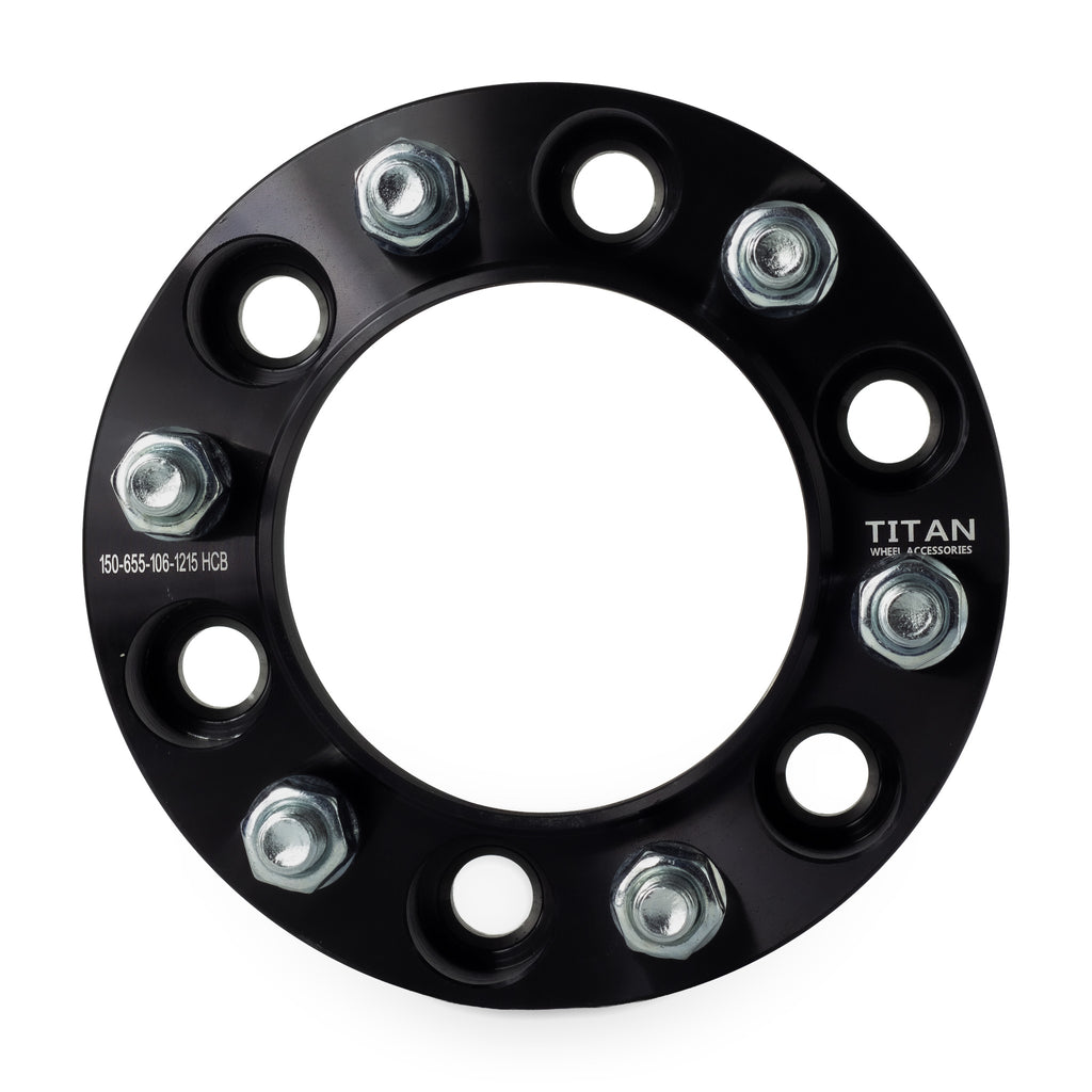 1.5" (38mm) Wheel Spacers for Isuzu Rodeo Trooper Toyota 4 Runner FJ Cruiser | 6x5.5 (6x139.7) | 106 Hubcentric — front view
