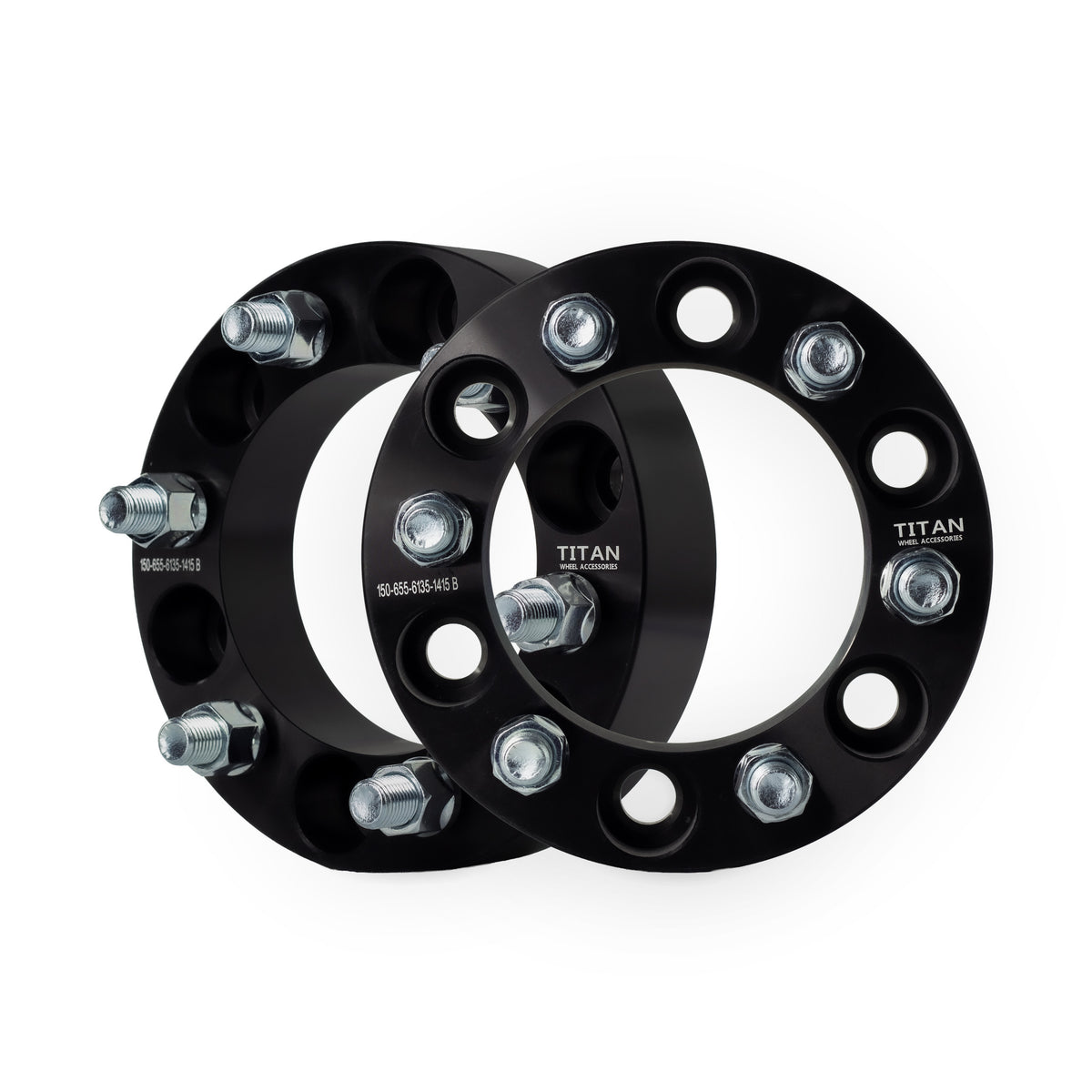 38mm (1.5") 6x5.5 (6x139.7) To 6x135 Wheel Adapters | 14x1.5 Studs — pair of 2