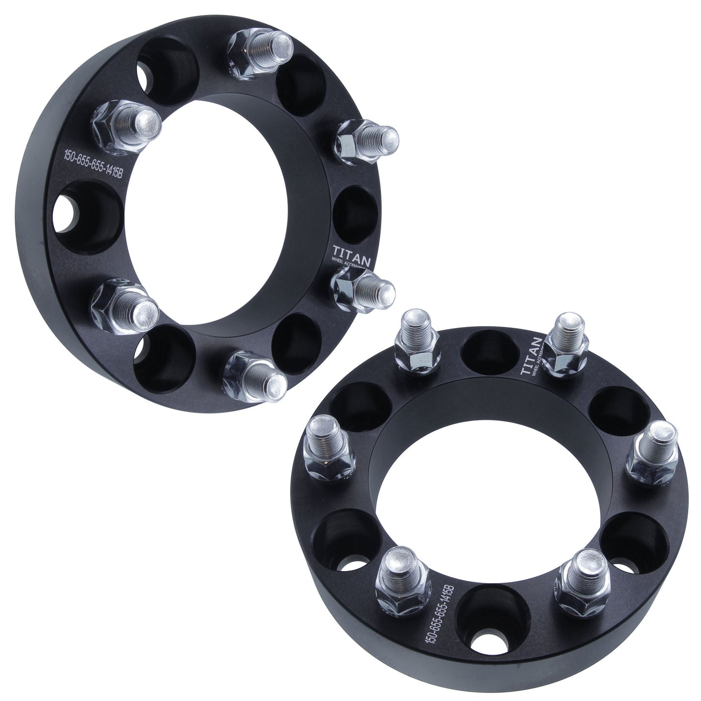 1.5" Wheel Spacers for Cadillac Chevy Silverado GMC Sierra Trucks | 6x5.5 (6x139.7) | 14x1.5 Studs |