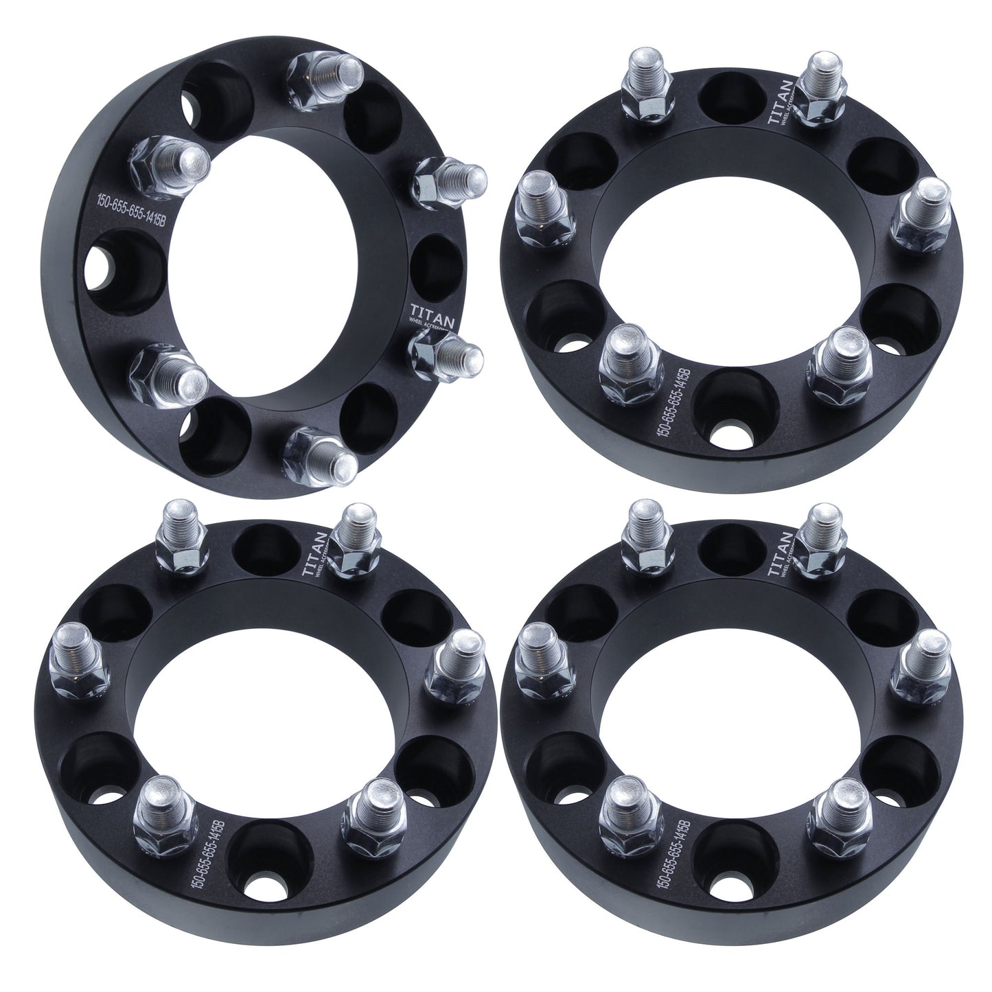 50mm (2") Wheel Spacers for Infiniti and Nissan Trucks | 6x5.5 (6x139.7) | 12x1.25 Studs |