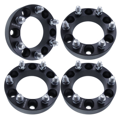 1.5" Wheel Spacers for Cadillac Chevy Silverado GMC Sierra Trucks | 6x5.5 (6x139.7) | 14x1.5 Studs |