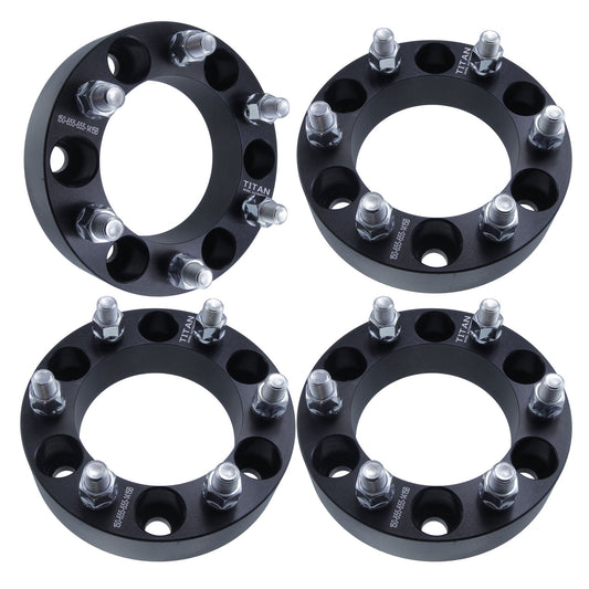 1.5" Wheel Spacers for Cadillac Chevy Silverado GMC Sierra Trucks | 6x5.5 (6x139.7) | 14x1.5 Studs |