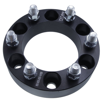 1.5" Wheel Spacers for Cadillac Chevy Silverado GMC Sierra Trucks | 6x5.5 (6x139.7) | 14x1.5 Studs |