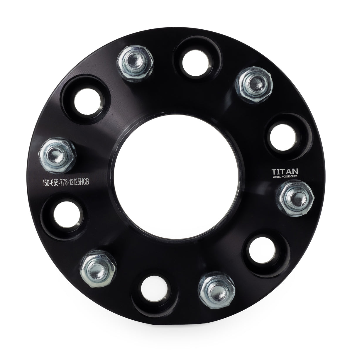 38mm (1.5") Wheel Spacers for Infiniti QX56 Nissan Armada | 6x5.5 (6x139.7) | 77.8 Hubcentric |12x1.25 Studs — front view