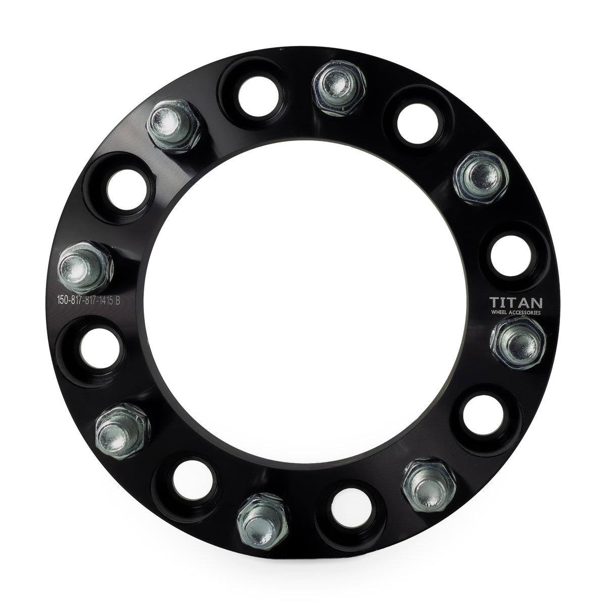 1.5" (38mm) Wheel Spacers for 1999-2016 Ford F250 F350 Super Duty Excursion | 8x170 | 14x1.5 Studs — front view