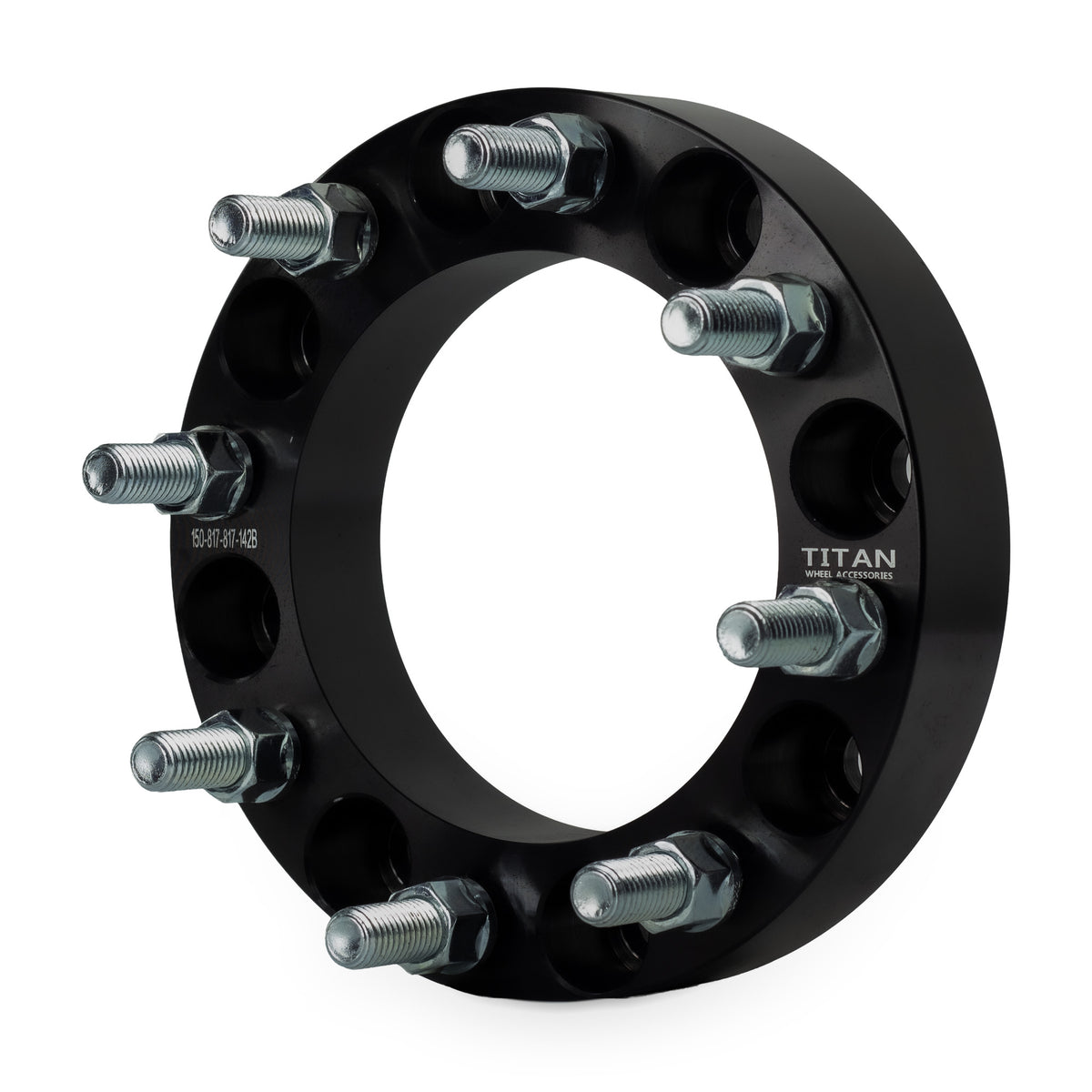 1.5" (38mm) Wheel Spacers for Ford F250 F350 Super Duty Excursion | 8x170 | 14x2 Studs — front three-quarter view