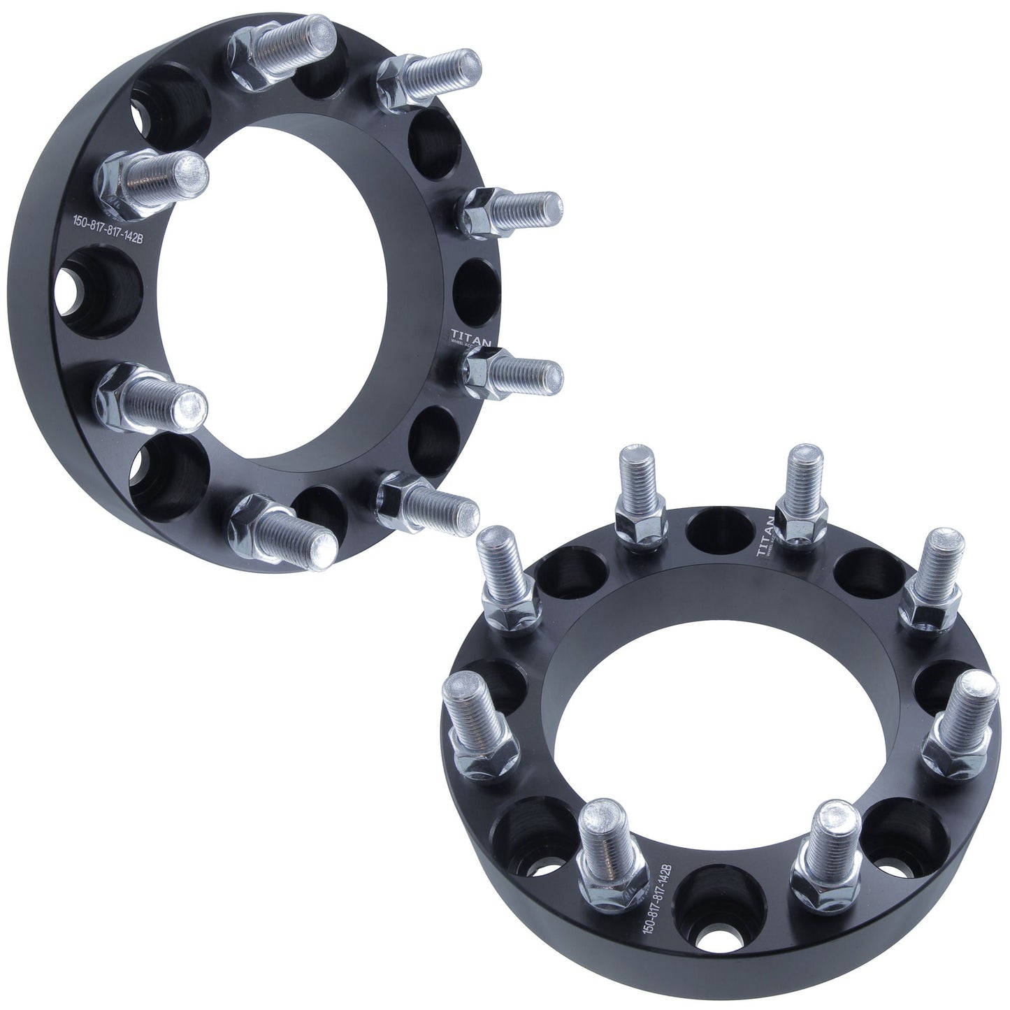 2" (50mm) Wheel Spacers for 1999-2016 Ford F250 F350 Super Duty | 8x170 | 14x1.5 Studs |