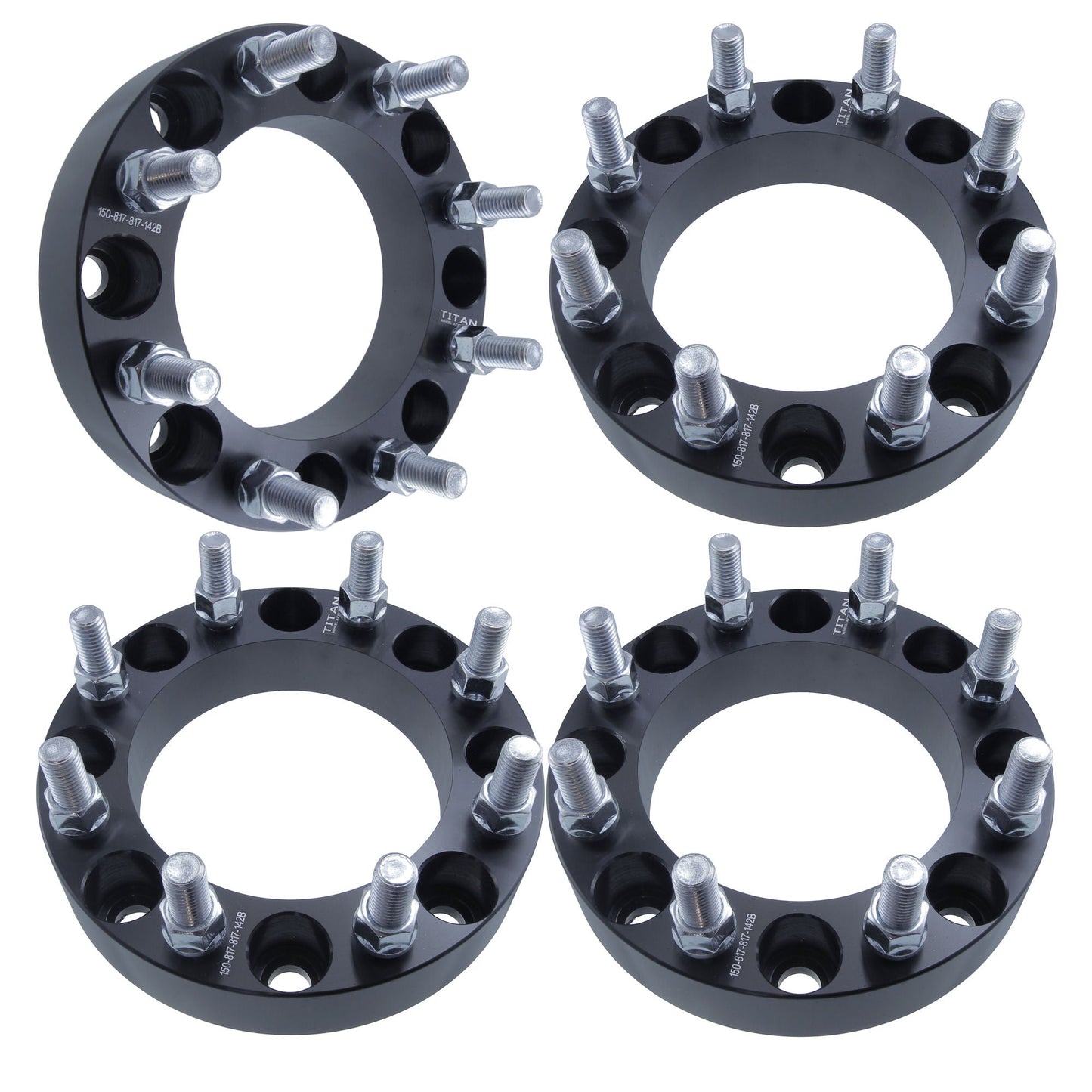3" (75mm) Wheel Spacers for Ford F250 F350 Super Duty | 8x170 | 14x1.5 Studs |