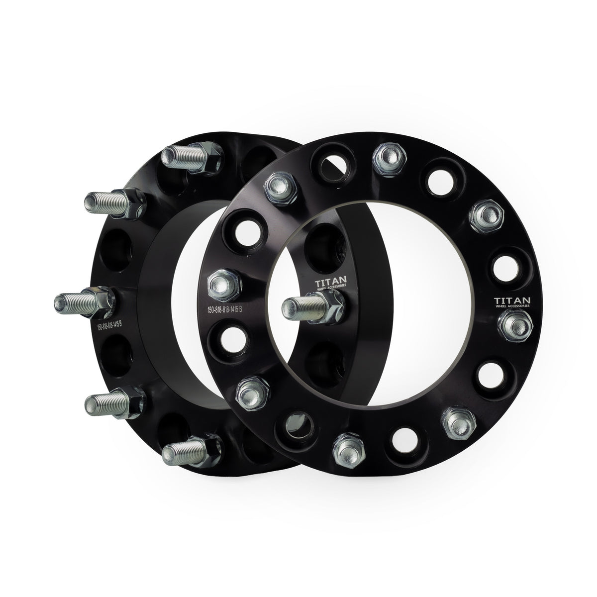 1.5" (38mm) Wheel Spacers for Chevy Silverado GMC Sierra 2500 3500 | 8x180 | 14x1.5 Studs — pair of 2