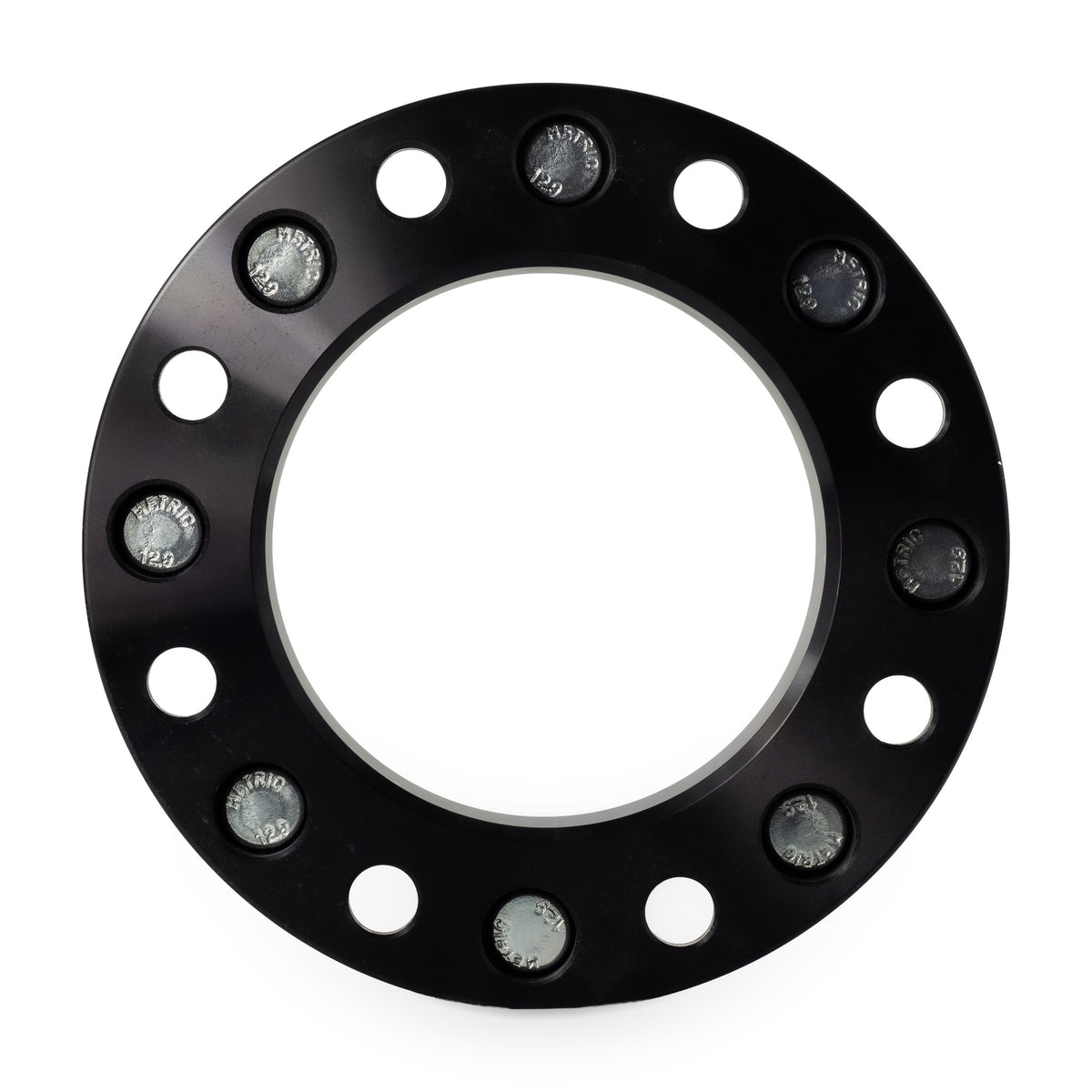 1.5" (38mm) Wheel Spacers for Chevy Silverado GMC Sierra 2500 3500 | 8x180 | 14x1.5 Studs — rear view
