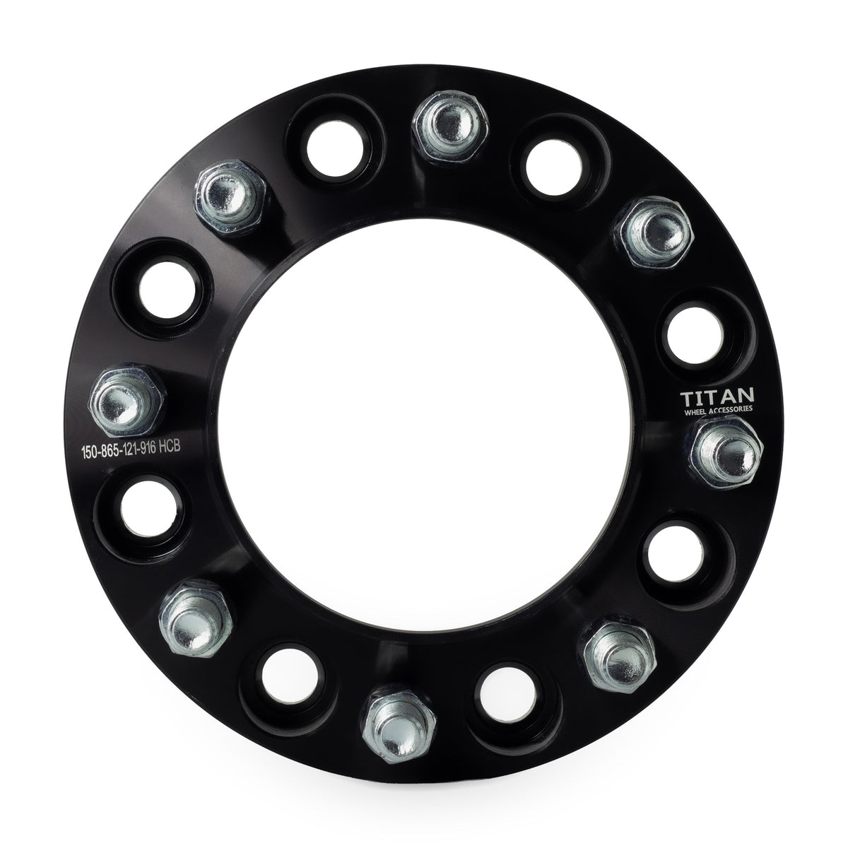 1.5" (38mm) Wheel Spacers for Dodge Ram 2500 3500 Ram 2500 3500 | 8x6.5 | 121.3 Hubcentric |9/16 Studs — front view