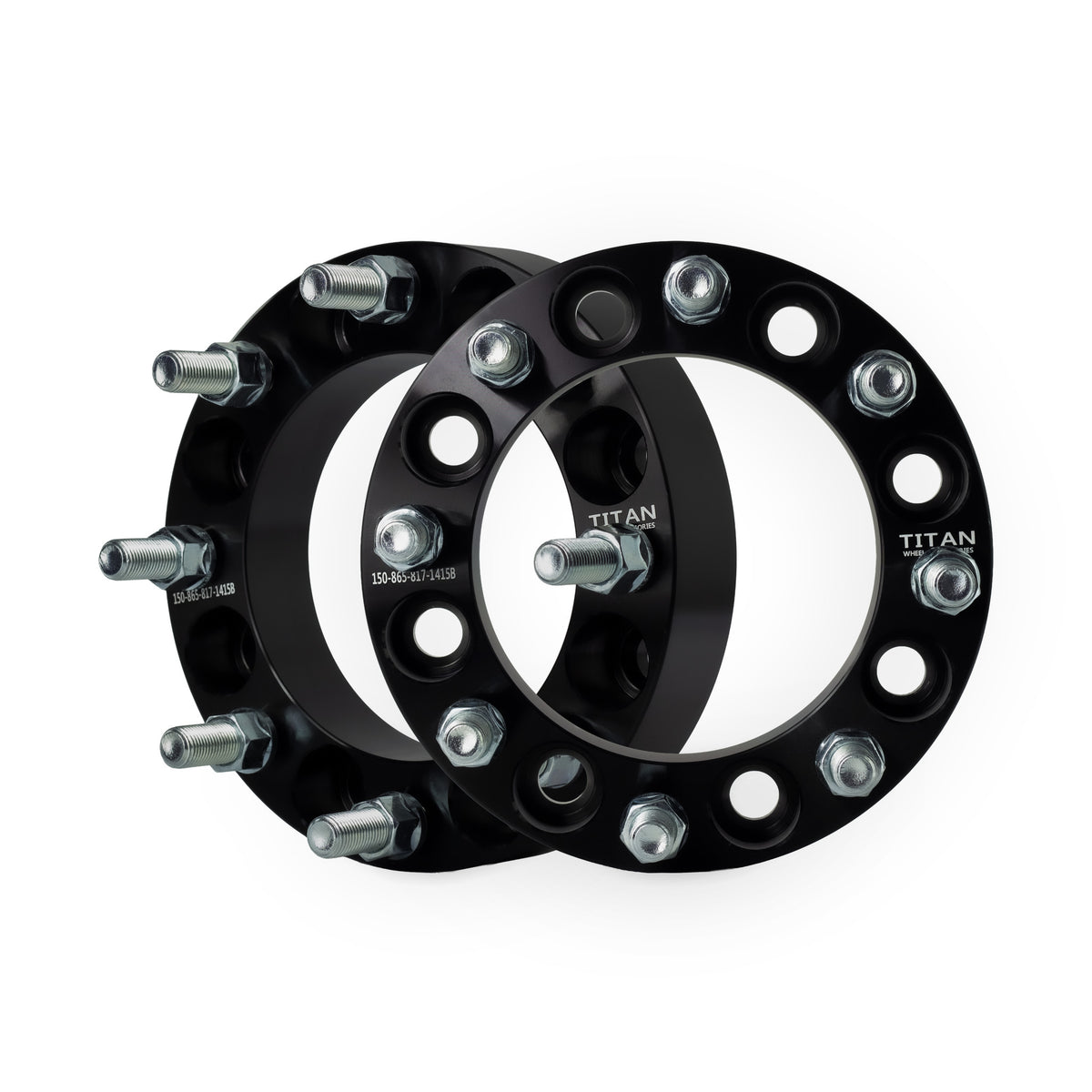 1.5" 8x6.5 to 8x170 Wheel Adapters for Ford F250 F350 | 14x1.5 Studs — pair of 2