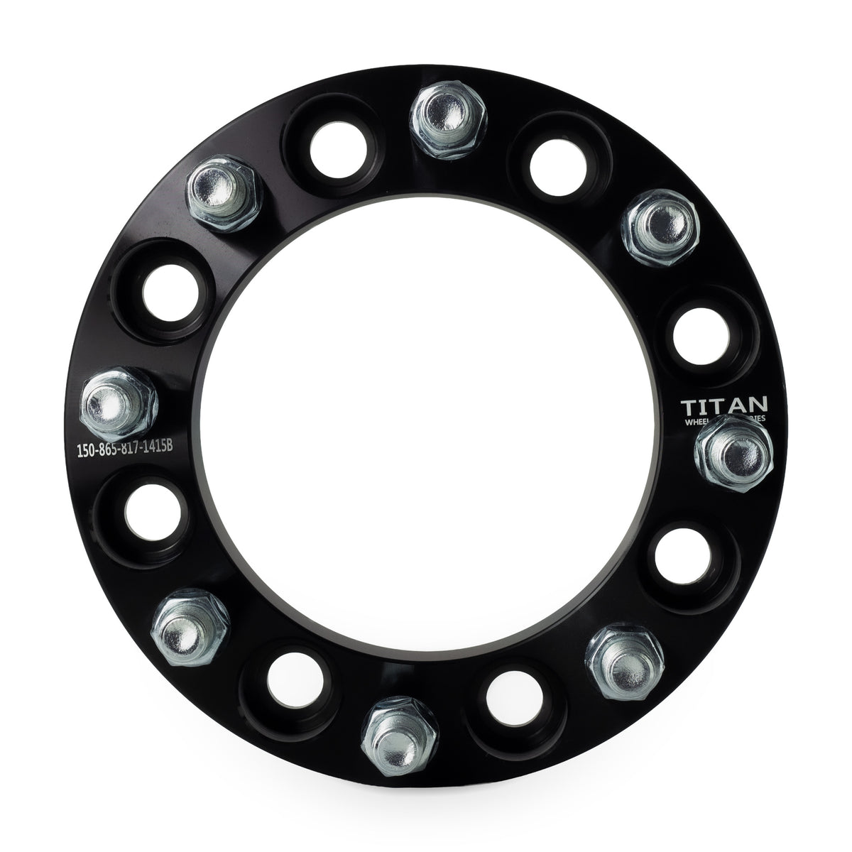 1.5" 8x6.5 to 8x170 Wheel Adapters for Ford F250 F350 | 14x1.5 Studs — front view