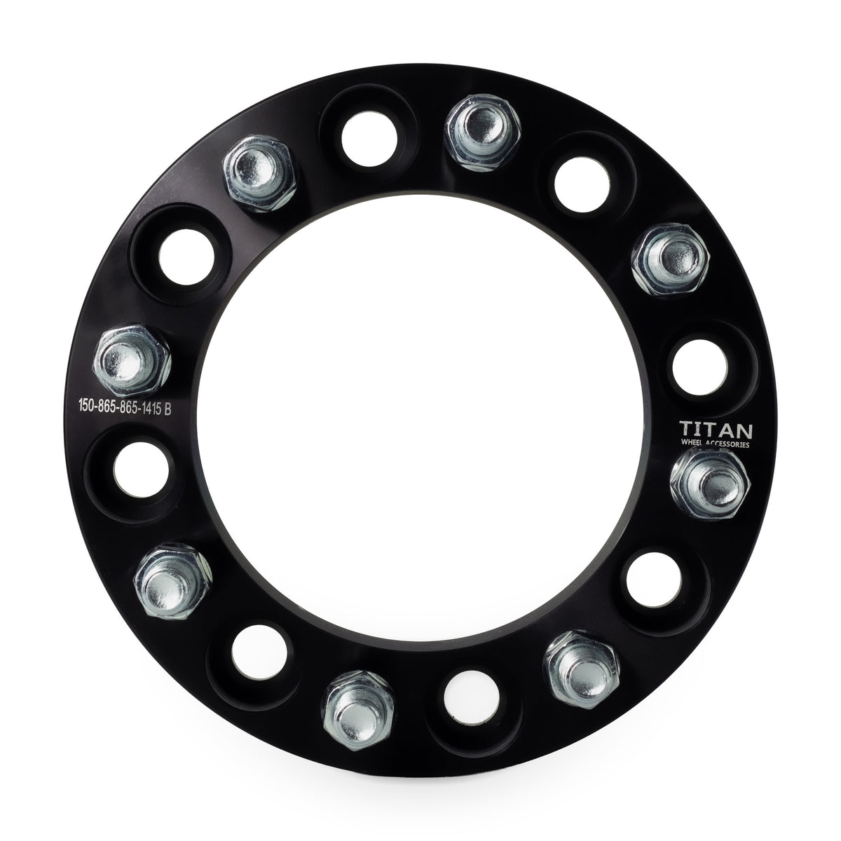 1.5" (38mm) Wheel Spacers for Chevy 2500 3500 Suburban Savana | 8x6.5 | 14x1.5 Studs — front view