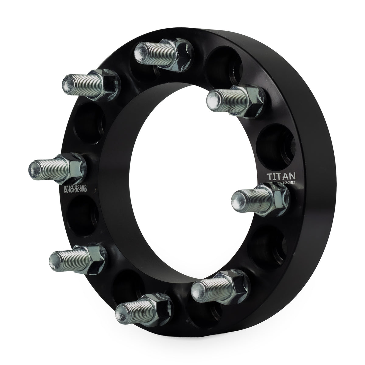 1.5" (38mm) Wheel Spacers for Dodge Ram 2500 3500 | 8x6.5 | 9/16 Studs — front three-quarter view