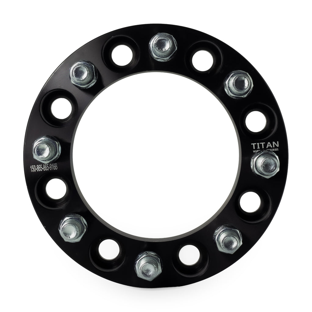 1.5" (38mm) Wheel Spacers for Dodge Ram 2500 3500 | 8x6.5 | 9/16 Studs — front view