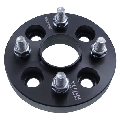 15mm Wheel Spacers for Chevy Cobalt Dodge Neon | 4x100 | 57.1 Hubcentric | 12x1.5 Studs |