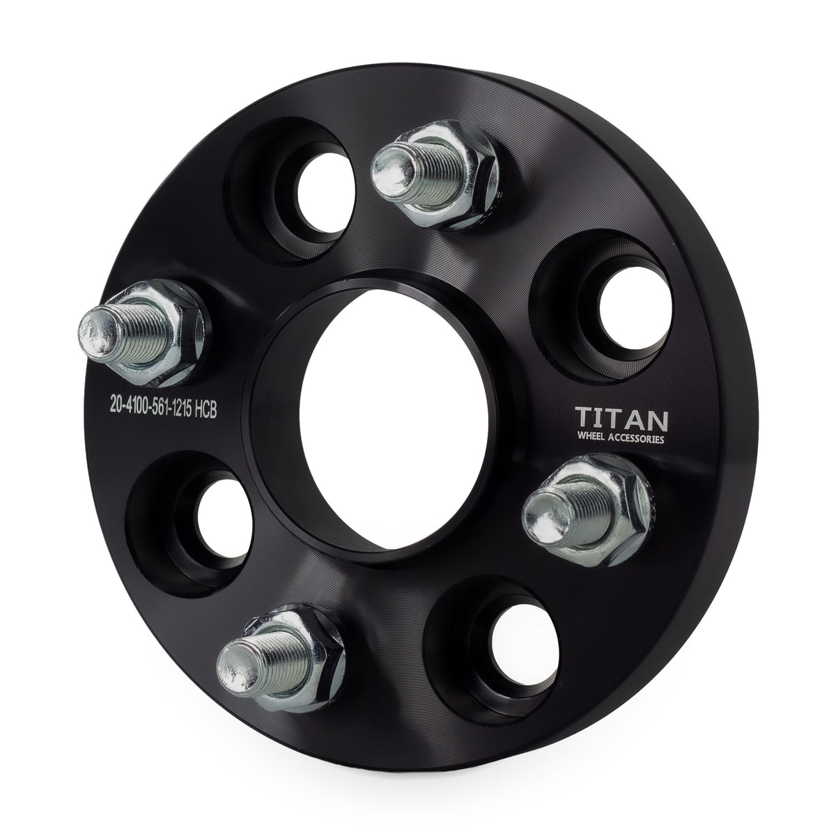 20mm Wheel Spacers for Honda EF EG EK EP Civic | 4x100 | 56.1 Hubcentric |12x1.5 Studs — front three-quarter view