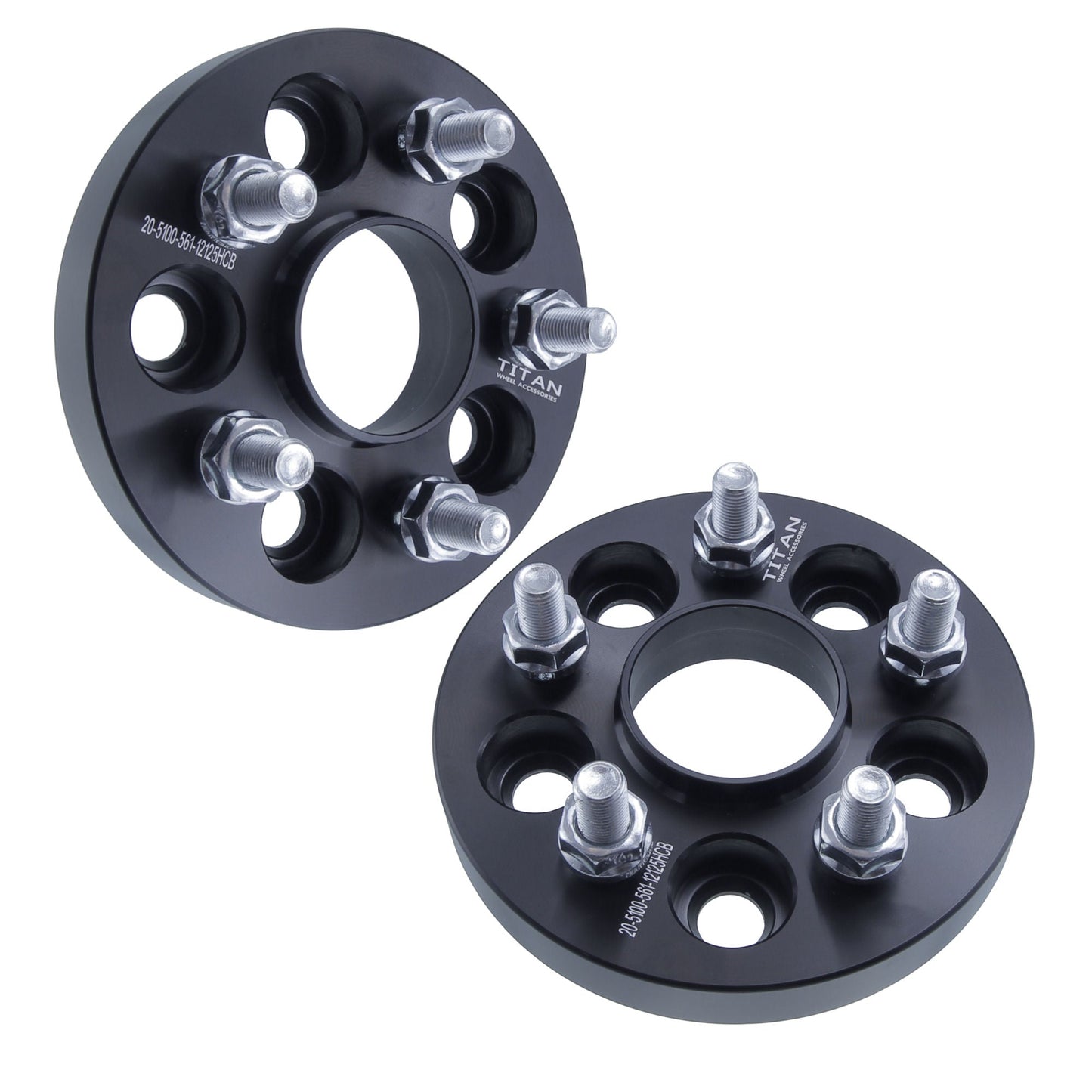 20mm Wheel Spacers for Subaru BRZ Impreza WRX | 5x100 | 56.1 Hubcentric | 12x1.25 Studs |