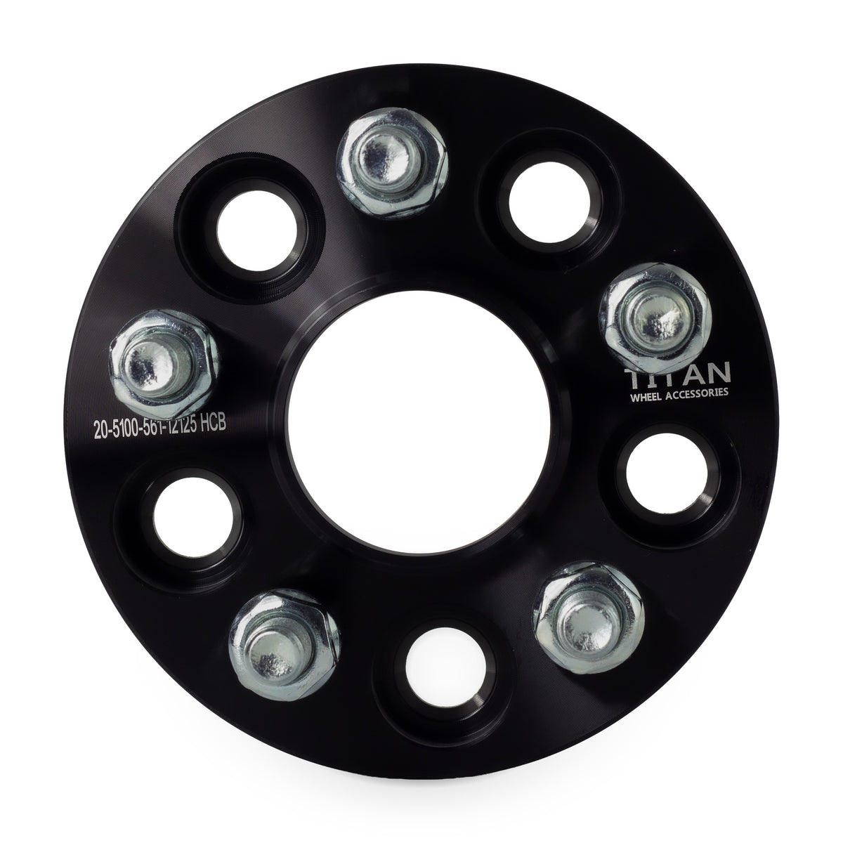 20mm Wheel Spacers for Subaru BRZ Impreza WRX | 5x100 | 56.1 Hubcentric | 12x1.25 Studs — front view
