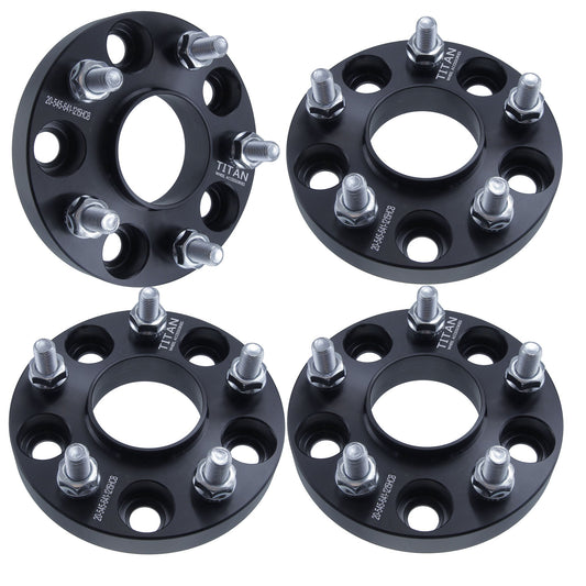 20mm Wheel Spacers for Acura TSX TL Honda Accord Civic | 5x114.3 (5x4.5) | 64.1 Hubcentric |12x1.5 Studs |