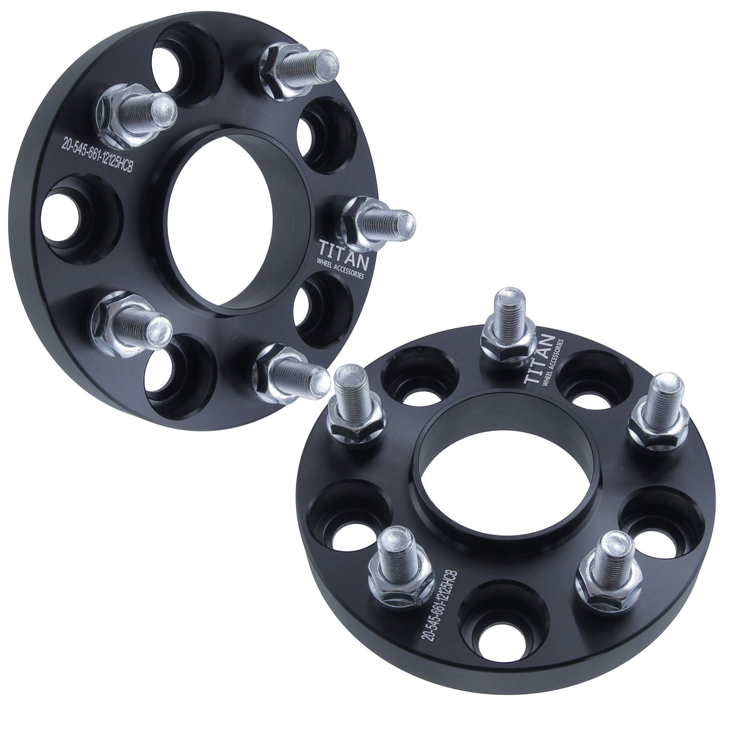20mm Wheel Spacers for Nissan Infiniti Q50 G35 G37 350z 370z Altima Maxima | 5x114.3 (5x4.5) | 66.1 Hubcentric |12x1.25 Studs |