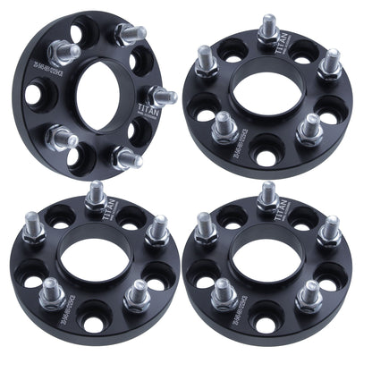 20mm Wheel Spacers for Nissan Infiniti Q50 G35 G37 350z 370z Altima Maxima | 5x114.3 (5x4.5) | 66.1 Hubcentric |12x1.25 Studs |