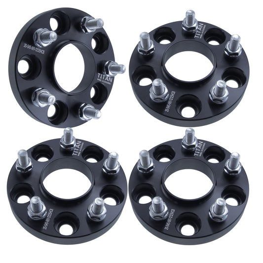 20mm Wheel Spacers for Nissan Infiniti Q50 G35 G37 350z 370z Altima Maxima | 5x114.3 (5x4.5) | 66.1 Hubcentric |12x1.25 Studs |