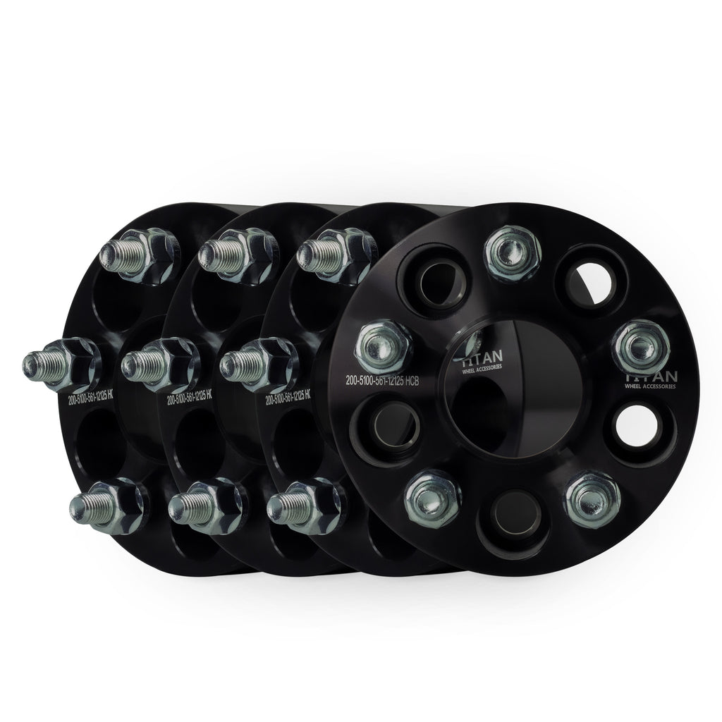 50mm (2") Wheel Spacers for Scion FRS Subaru Impreza BRZ | 5x100 | 56.1 Hubcentric |12x1.25 Studs — set of 4