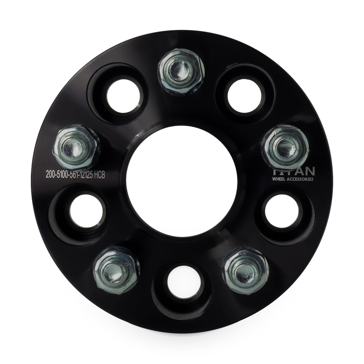 50mm (2") Wheel Spacers for Scion FRS Subaru Impreza BRZ | 5x100 | 56.1 Hubcentric |12x1.25 Studs — front view