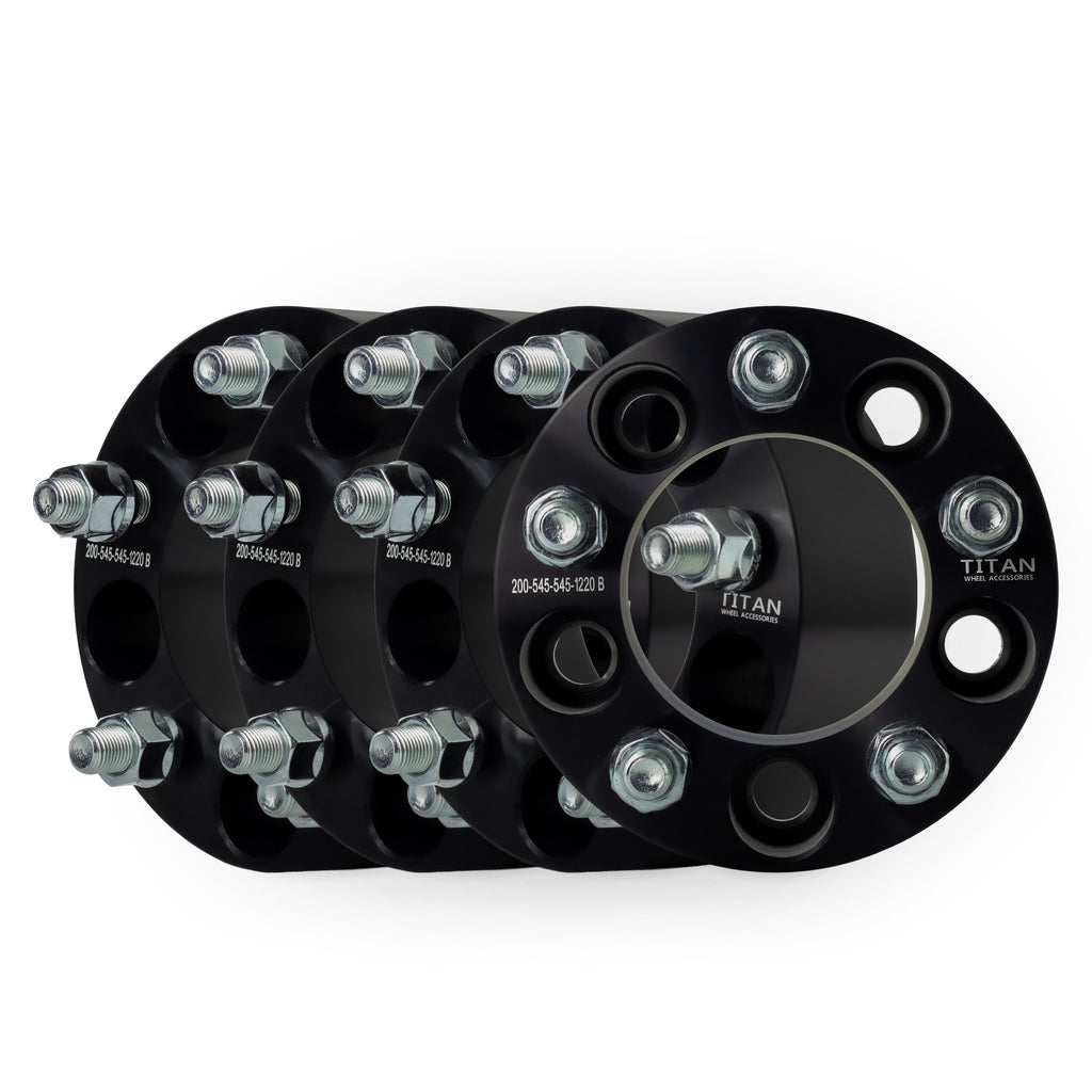 2" (50mm) Wheel Spacers for Ford Mustang Edge Ranger Explorer | 5x4.5 (5x114.3) | 1/2x20 Studs — set of 4