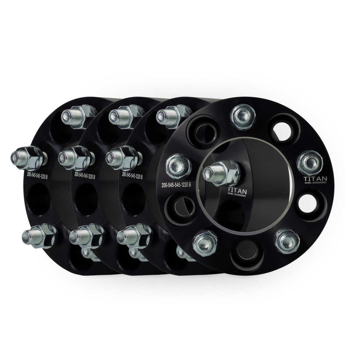 2" (50mm) Wheel Spacers for Ford Mustang Edge Ranger Explorer | 5x4.5 (5x114.3) | 1/2x20 Studs — set of 4