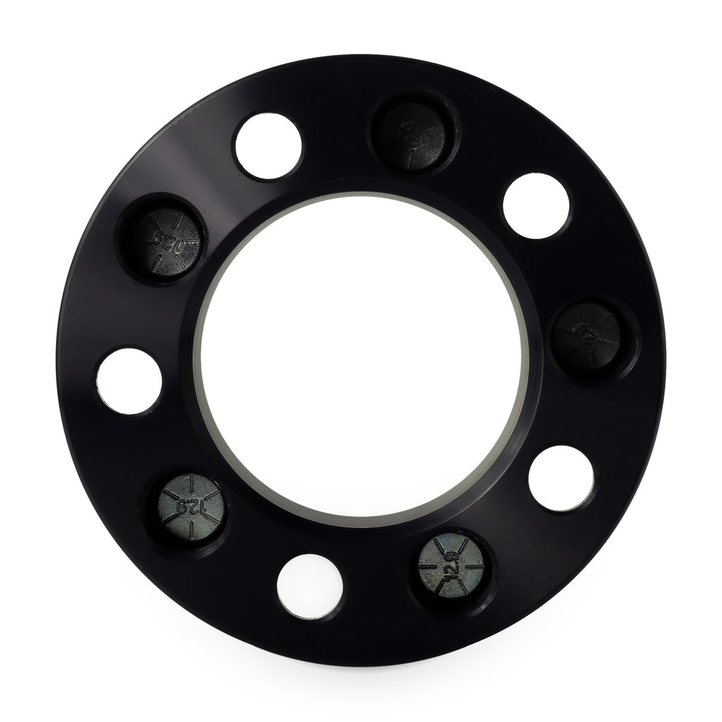 2" (50mm) Wheel Spacers for Ford Mustang Edge Ranger Explorer | 5x4.5 (5x114.3) | 1/2x20 Studs — rear view