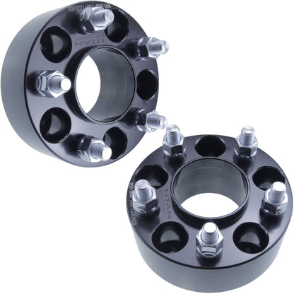 2" (50mm) Wheel Spacers for Ford Mustang 2015+ | 5x4.5 (5x114.3) | 70.5 Hubcentric |14x1.5 Studs |