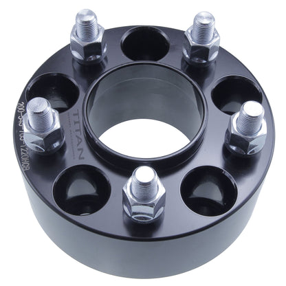 2" (50mm) Wheel Spacers for Ford Mustang Ranger Explorer Edge | 5x4.5 (5x114.3) | 70.5 Hubcentric |1/2x20 Studs |