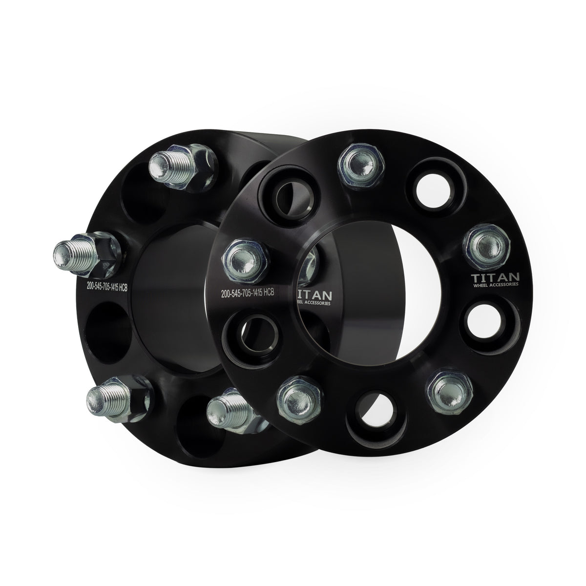 2" (50mm) Wheel Spacers for Ford Mustang 2015+ | 5x4.5 (5x114.3) | 70.5 Hubcentric |14x1.5 Studs — pair of 2