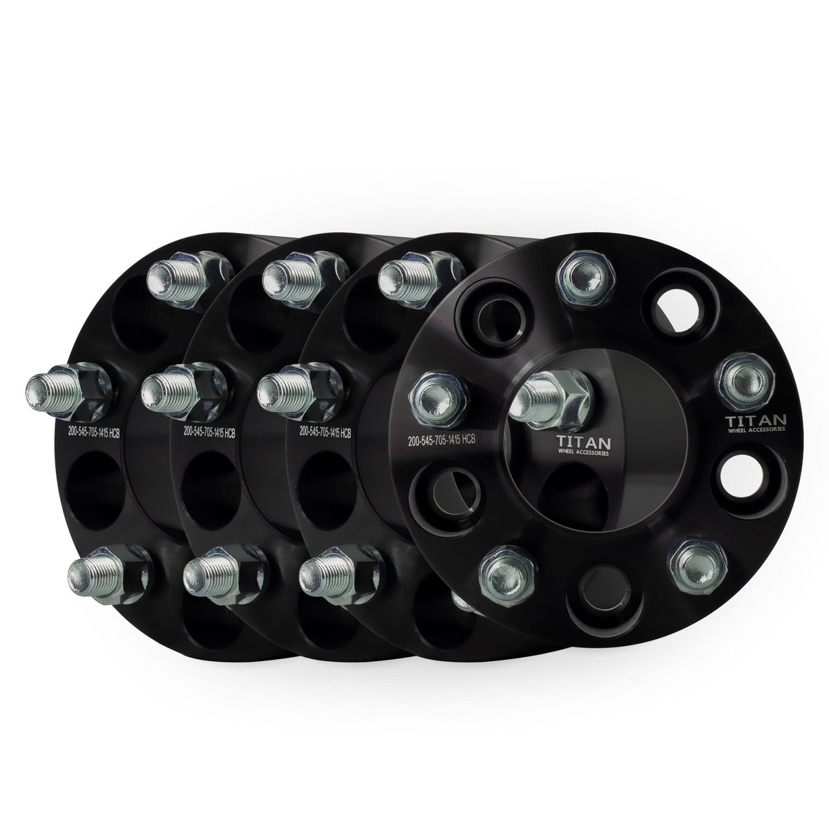 2" (50mm) Wheel Spacers for Ford Mustang 2015+ | 5x4.5 (5x114.3) | 70.5 Hubcentric |14x1.5 Studs — set of 4