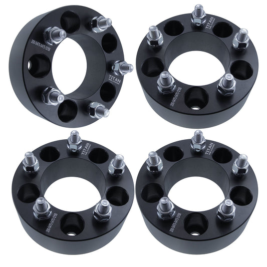 2" (50MM) Wheel Spacers for Corvette Camaro Firebird S-10 | 5x4.75 | 12x1.5 |