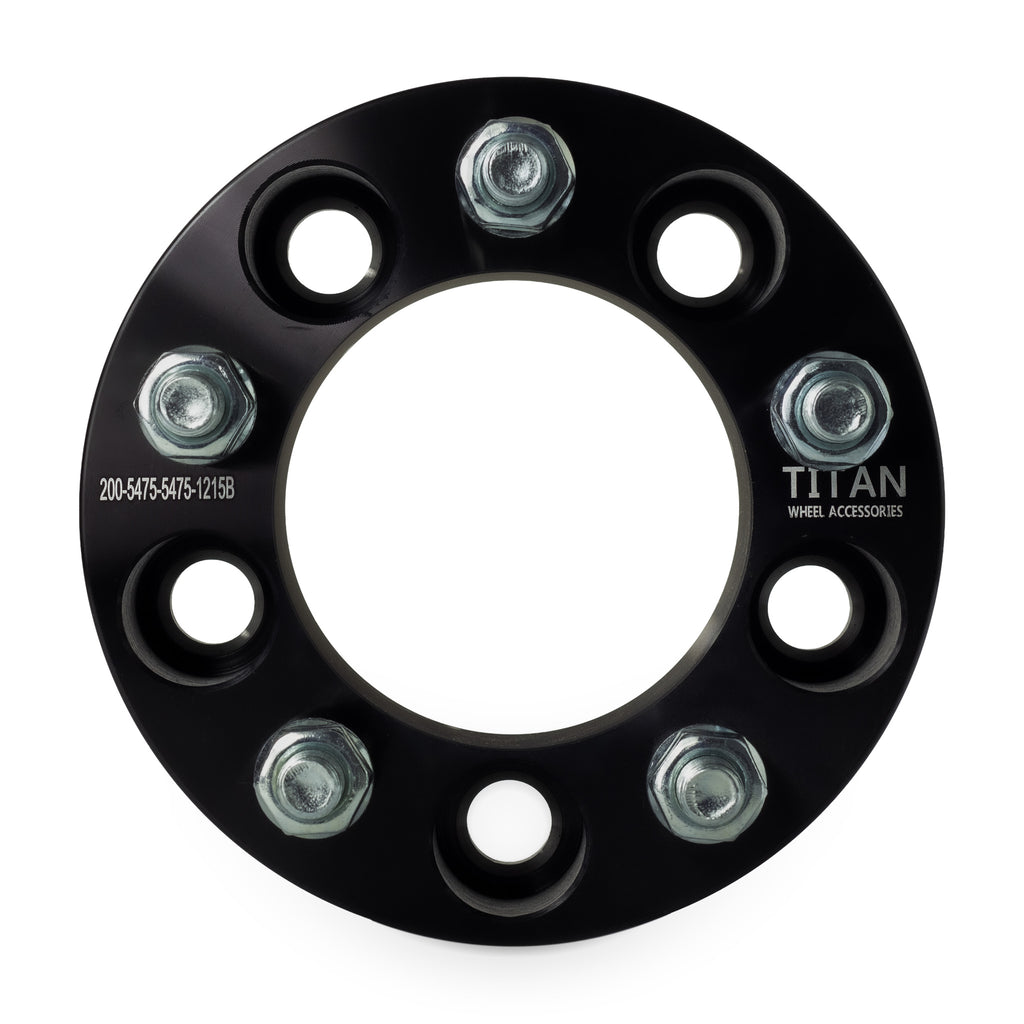 2" (50MM) Wheel Spacers for Corvette Camaro Firebird S-10 | 5x4.75 | 12x1.5 — front view