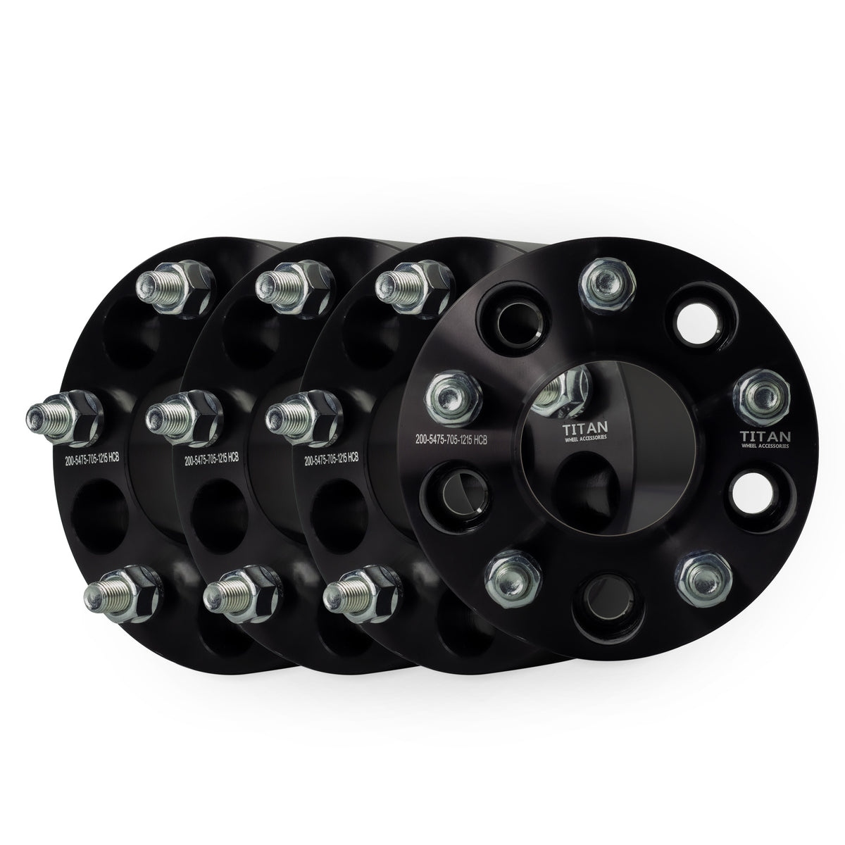 2" (50mm) Wheel Spacers for Chevy Camaro Corvette S10 Blazer GMC Sonoma S15 | 5x4.75 (5x120) | 70.5 Hubcentric — set of 4