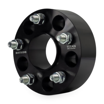 2" (50mm) Wheel Spacers for Chevy Camaro Corvette S10 Blazer GMC Sonoma S15 | 5x4.75 (5x120) | 70.5 Hubcentric |12x1.5 Studs
