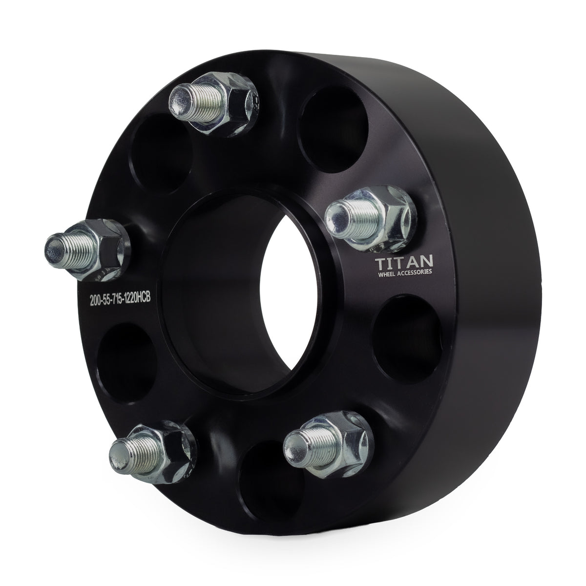 2" (50mm) Wheel Spacers for Jeep Grand Cherokee Commander Wrangler JK | 5x5 (5x127) — front three-quarter view