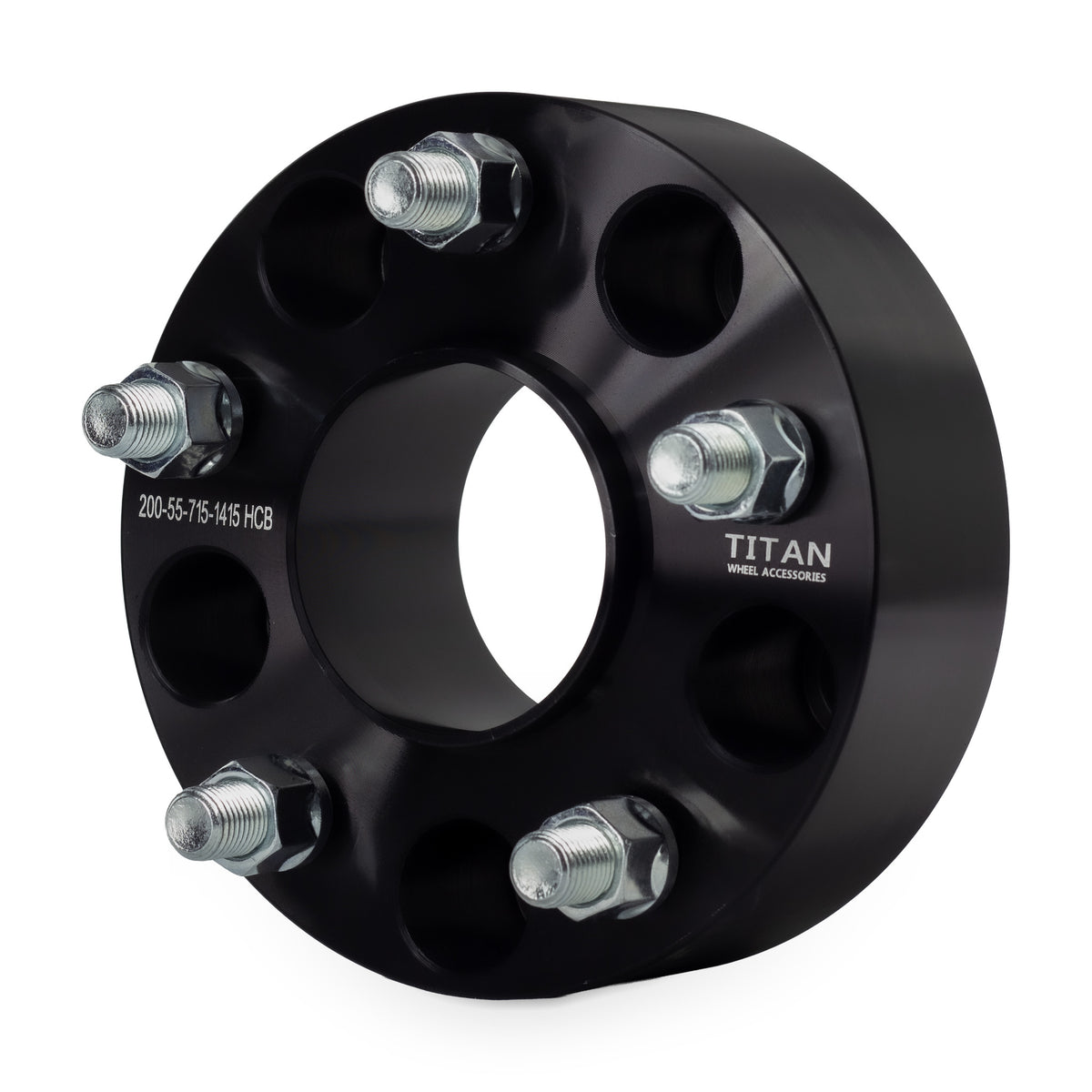 2" (50mm) Wheel Spacers for Jeep Wrangler Gladiator JL JLU JT | 5x5 (5x127) | 71.5 Hubcentric — front three-quarter view
