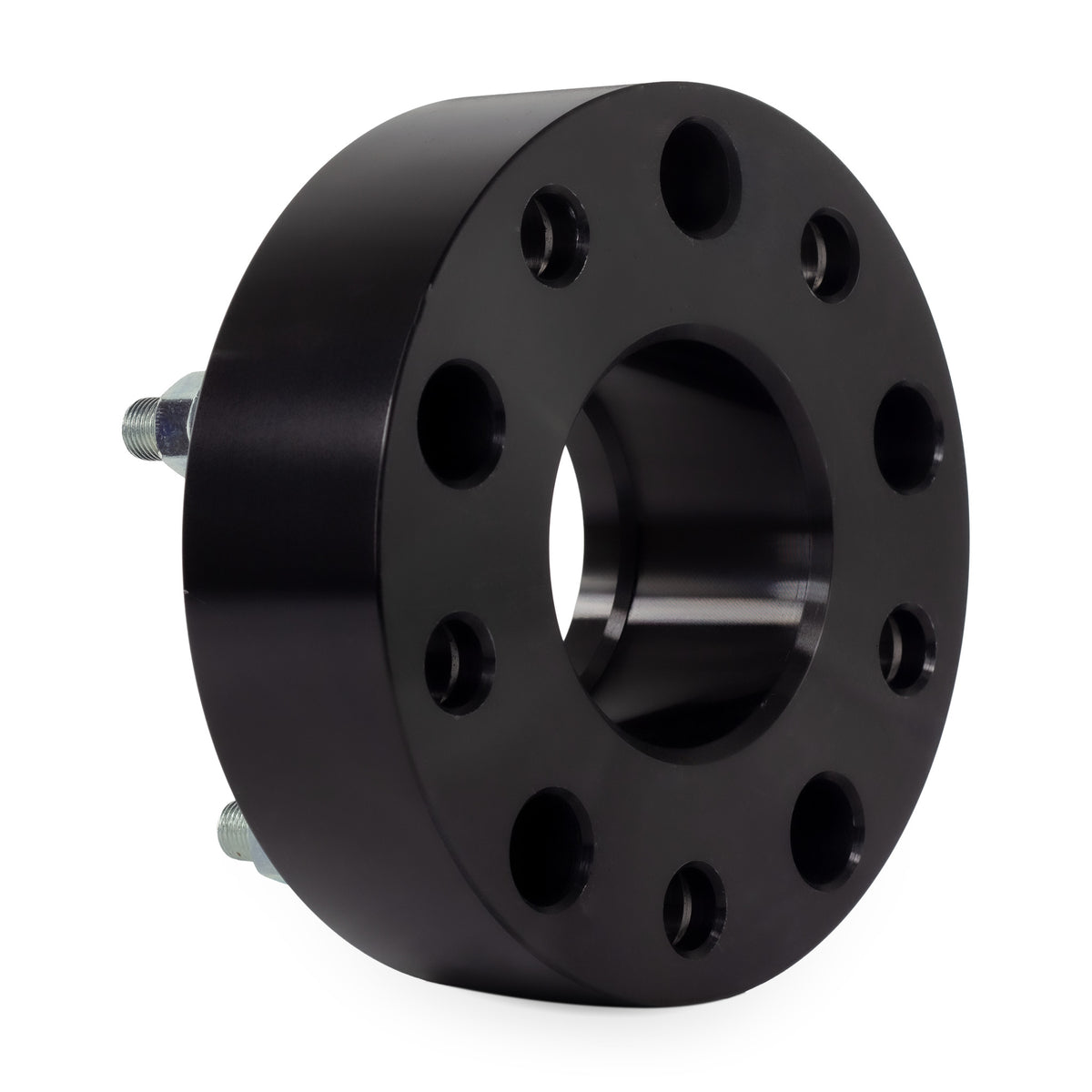 2" (50mm) Wheel Spacers for Ram 1500 2012+ | 5x5.5 (5x139.7) | 77.8 Hubcentric |14x1.5 Studs — rear three-quarter view