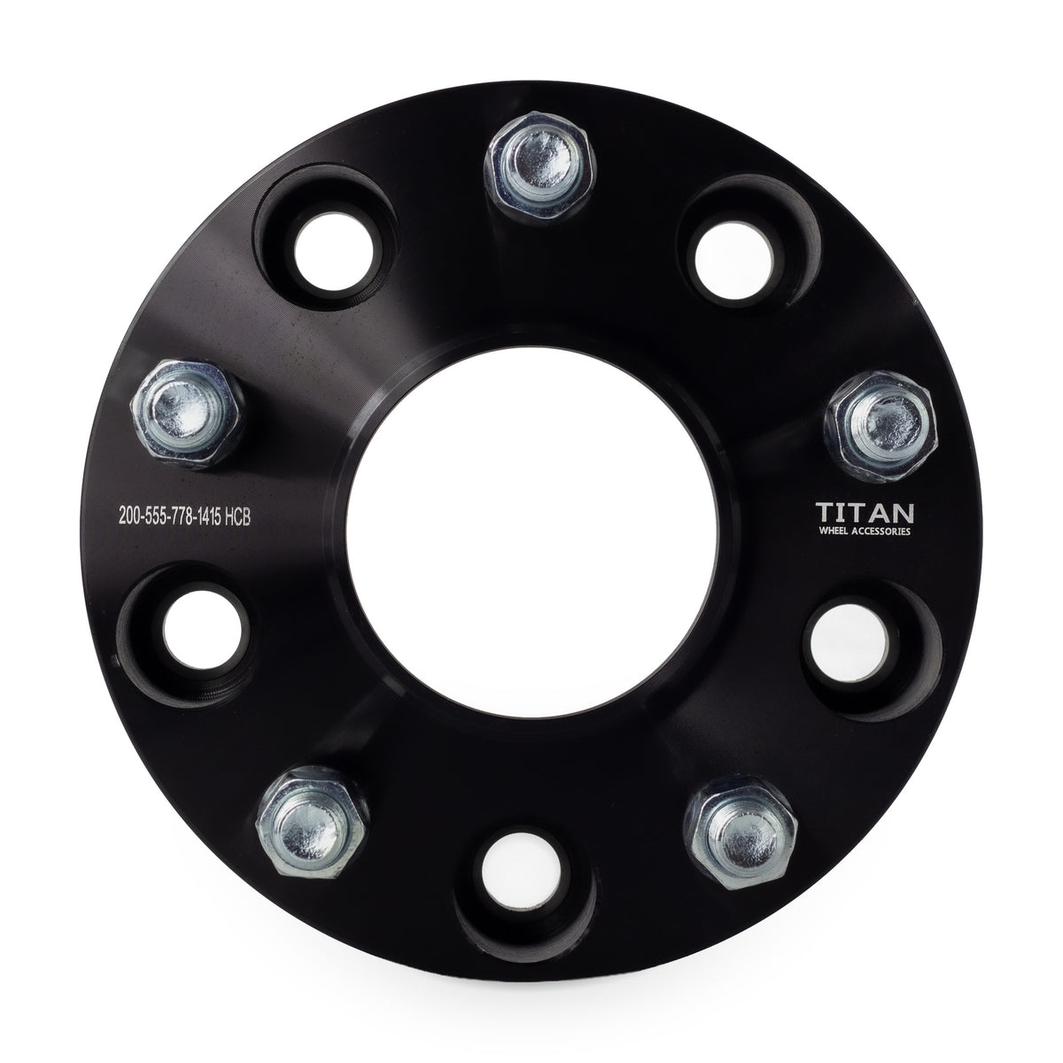 2" (50mm) Wheel Spacers for Ram 1500 2012+ | 5x5.5 (5x139.7) | 77.8 Hubcentric |14x1.5 Studs — front view